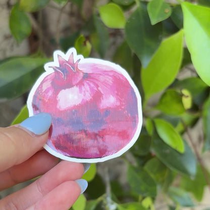 pomegranate sticker